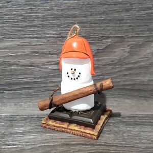 S'Mores Marshmallow Logger Lumberjack 3" Ornament Christmas Midwest Cannon Falls
